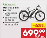Mountain E-Bike R6 27,5" im Angebot bei Netto Marken-Discount in Sindelfingen Mountain E-Bike R6 27,5" Angebote bei Netto Marken-Discount Sindelfingen für 699,99 €