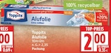 Alufolie von Toppits für 2,00 € bei EDEKA im Angebot Alufolie von Toppits im aktuellen EDEKA Prospekt