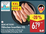 Hähnchen-Innenfilets XXL Angebote von MEINE METZGEREI bei ALDI Nord Aurich für 6,79 €