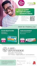 mea - meine apotheke Prospekt für Reutlingen: "Unsere Juni-Angebote", 4 Seiten, 01.06.2026 - 30.06.2026