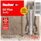 100 chevilles sx plus 8x40 dans le catalogue Brico Dépôt