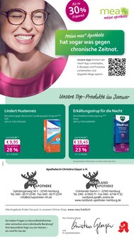 Aktueller mea - meine apotheke Prospekt "Unsere Januar-Angebote" für Hamburg Aktueller mea - meine apotheke Prospekt für Hamburg mit Seiten