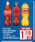 Coca-Cola oder Fanta oder Sprite von  im aktuellen EDEKA Prospekt für 1,19 €