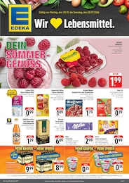EDEKA Prospekt für Dresden mit 4 Seiten EDEKA Prospekt für Dresden: "Wir lieben Lebensmittel!", 4 Seiten, 20.07.2026 - 25.07.2026