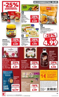 Nescafe im Kaufland Prospekt "Hier bin ich richtig" mit 75 Seiten (Cottbus)