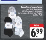 Damen/Herren Sneaker Socken Angebote bei E center Fürth für 6,99 €