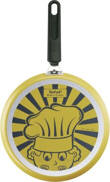 Crêpière 25 cm jaune décor enfant - Géant Casino à Lyon Crêpière 25 cm jaune décor enfant en promo chez Géant Casino Lyon à 8,90 €
