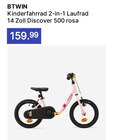 Decathlon Jena - Kinderfahrrad 2-in-1 Laufrad Discover 500 rosa Angebot im Prospekt Kinderfahrrad 2-in-1 Laufrad Discover 500 rosa bei Decathlon im Jena Prospekt für 159,99 €