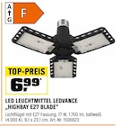 LED LEUCHTMITTEL "HIGHBAY E27 BLADE" von LEDVANCE im aktuellen OBI Prospekt