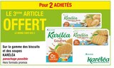 LE 3ème ARTICLE OFFERT Pour 2 ACHETÉS Sur la gamme des biscuits et des soupes KARÉLÉA - KARÉLÉA en promo chez Cora Strasbourg