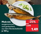 Makrele für 1,49 € bei Kaufland im Angebot Makrele im aktuellen Kaufland Prospekt