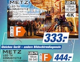 LED TV 43MUD7071Z Angebote von Metz bei expert Uelzen für 333,00 €
