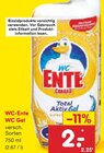 WC Gel im Angebot bei Netto Marken-Discount in Jena WC Gel Angebote von WC-Ente bei Netto Marken-Discount Jena für 2,00 €