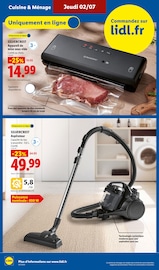 Aspirateur en promo dans le catalogue Lidl à la page 40