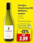 Aktuelle Wein Angebote bei Lidl in Wuppertal Aktuelles Consigna Chardonnay Vdlt Weißwein, trocken Angebot bei Lidl in Wuppertal ab 3,99 €