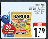 nah und gut Schwanfeld - Haribo Minis Angebot im Prospekt Haribo Minis bei nah und gut im Schwanfeld Prospekt für 1,79 €