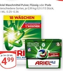 Aktuelle Ariel Angebote bei GLOBUS in Mannheim Aktuelles Waschmittel Pulver, Flüssig oder Pods Angebot bei GLOBUS in Mannheim ab 4,99 €