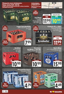 Krombacher im aktuellen EDEKA Prospekt (Eschweiler) Krombacher im EDEKA Prospekt "Aktuelle Angebote" mit 28 Seiten (Eschweiler)