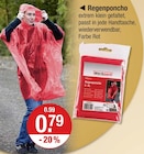 Regenponcho im V-Markt Prospekt Regenponcho von Werkzeug im aktuellen V-Markt Prospekt für 0,79 €