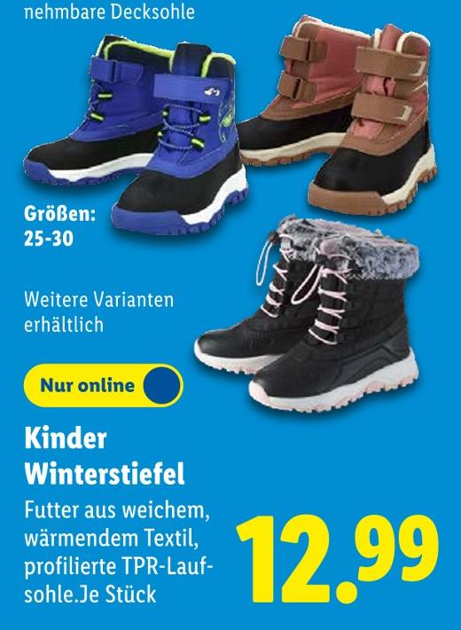 Kinder Winterstiefel