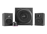GRAVITY LT 2.1 Subwoofer System Lautsprecher, Schwarz im MediaMarkt Saturn Prospekt GRAVITY LT 2.1 Subwoofer System Lautsprecher, Schwarz von SPEEDLINK im aktuellen MediaMarkt Saturn Prospekt für 59,99 €