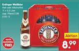 Weißbier Hell Angebote von Erdinger bei Netto Marken-Discount Meerbusch für 8,99 €