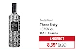 Aktuelles Three Sixty Vodka Angebot bei METRO in Mainz ab 9,98 €