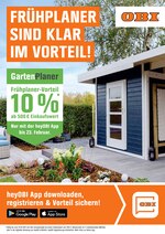 OBI Prospekt für Landshut mit 9 Seiten OBI Prospekt für Landshut: "FRÜHPLANER SIND KLAR IM VORTEIL!", 9 Seiten, 27.01.2021 - 23.02.2021