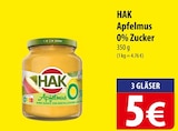 Aktuelle Zucker Angebote bei famila Nordost in Kiel Aktuelles HAK Apfelmus 0% Zucker Angebot bei famila Nordost in Kiel ab 5,00 €