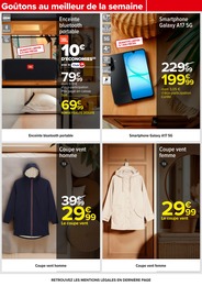 Prix et réduction Enceinte Bluetooth dans le prospectus Carrefour en cours Offre Enceinte Bluetooth dans le catalogue Carrefour du moment à la page 75