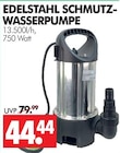 Wreesmann Bad Liebenwerda - EDELSTAHL SCHMUTZ-WASSERPUMPE Angebot im Prospekt EDELSTAHL SCHMUTZ-WASSERPUMPE bei Wreesmann im Bad Liebenwerda Prospekt für 44,44 €