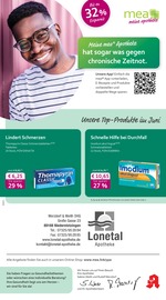 mea - meine apotheke Apotheke Prospekt der aktuellen Woche mit 4 Seiten, gültig von 01.06.2025 bis 30.06.2025, in Sontheim und Umgebung Aktueller mea - meine apotheke Apotheke Prospekt in Sontheim und Umgebung, "Unsere Juni-Angebote" mit 4 Seiten, 01.06.2025 - 30.06.2025