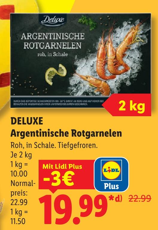 Argentinische Rotgarnelen