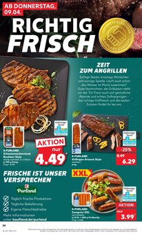 Hackfleisch im Kaufland Prospekt "Aktuelle Angebote" mit 58 Seiten (Dortmund)