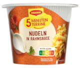 5 Minuten Terrine Nudeln in Rahmsauce im Angebot bei REWE in Kerpen 5 Minuten Terrine Nudeln in Rahmsauce Angebote von Maggi bei REWE Kerpen für 0,99 €