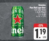 Pure Malt Lager Beer bei E center im Prospekt "" für 1,19 €
