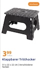 Klappbarer Tritthocker im Angebot bei Action in Dorsten Klappbarer Tritthocker Angebote bei Action Dorsten für 3,99 €