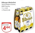Aktuelle Bitburger Angebote bei GLOBUS in Saarbrücken Aktuelles Alkoholfrei Angebot bei GLOBUS in Saarbrücken ab 4,44 €