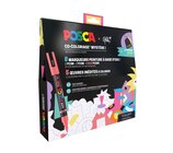 Pack Coloriage 8 Marqueurs Posca -  Co-coloriage Mystère - Pc5br/pc3m/pc5m - Posca dans le catalogue Cultura