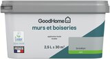 -15% sur le 2ème pot de peinture intérieure murs et boiseries GoodHome - GoodHome en promo chez Castorama Villenave-d'Ornon