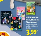 Kritzel-Kratzel-Buch/Malen mit Wasserzauber Angebote von Disney bei Lidl Hameln für 3,99 €