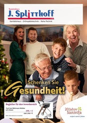 Aktueller Sanitätshaus Jörg Splitthoff GmbH Sanitätshäuser Prospekt in Rhede und Umgebung, "Schenken Sie Gesundheit!" mit 6 Seiten, 12.11.2025 - 31.01.2026