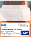 Sommersteppbett mit Bambus im ALDI Nord Prospekt Sommersteppbett mit Bambus von TRAUMNACHT im aktuellen ALDI Nord Prospekt für 34,99 €