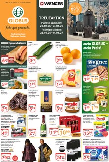 Nutella im aktuellen GLOBUS Prospekt (Neubrandenburg) Nutella im GLOBUS Prospekt "Aktuelle Angebote" mit 27 Seiten (Neubrandenburg)