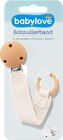 Schnullerband creme im dm-drogerie markt Prospekt Schnullerband creme von babylove im aktuellen dm-drogerie markt Prospekt für 4,25 €