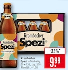 Spezi im Angebot bei Marktkauf in Esslingen Spezi Angebote von Krombacher bei Marktkauf Esslingen für 9,99 €