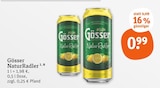 NaturRadler von Gösser für 0,99 € bei tegut im Angebot NaturRadler von Gösser im aktuellen tegut Prospekt