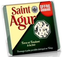 Fromage à pâte persillée “Saint Agur” - Monoprix à Caen Fromage à pâte persillée “Saint Agur” en promo chez Monoprix Caen à 1,72 €