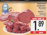 Bayerische Jungbullen-Rouladen von  im aktuellen EDEKA Prospekt für 1,89 €