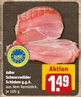 Schwarzwälder Schinken g.g.A. im Angebot bei REWE in Hamburg Schwarzwälder Schinken g.g.A. Angebote von Adler bei REWE Hamburg für 1,49 €